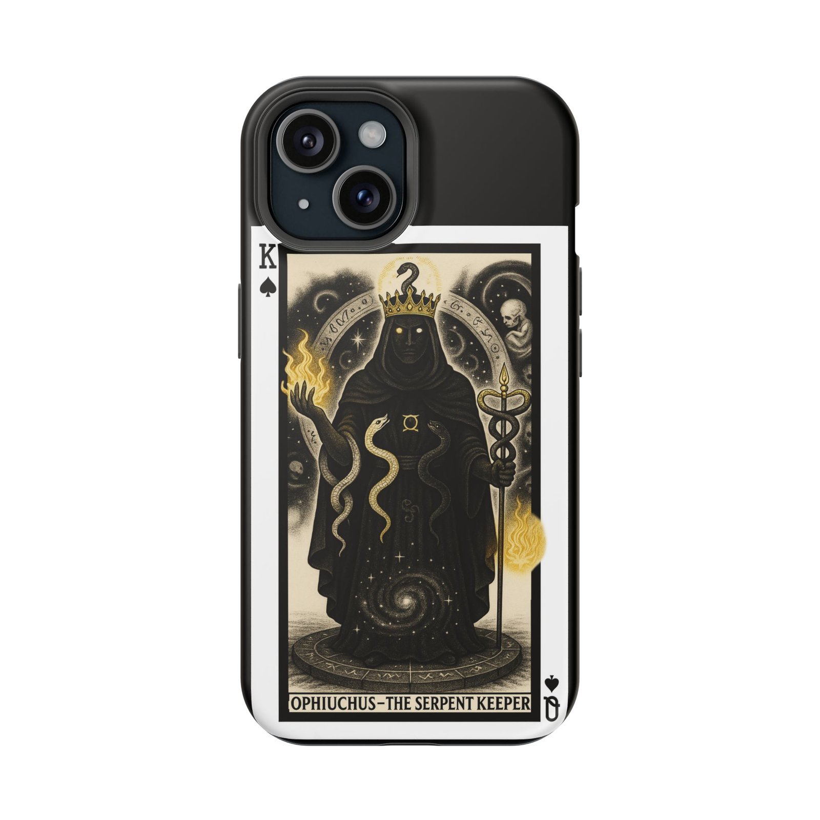 Ophiuchus – Deck of Spades – MagSafe® Protective Phone Case - Image 8
