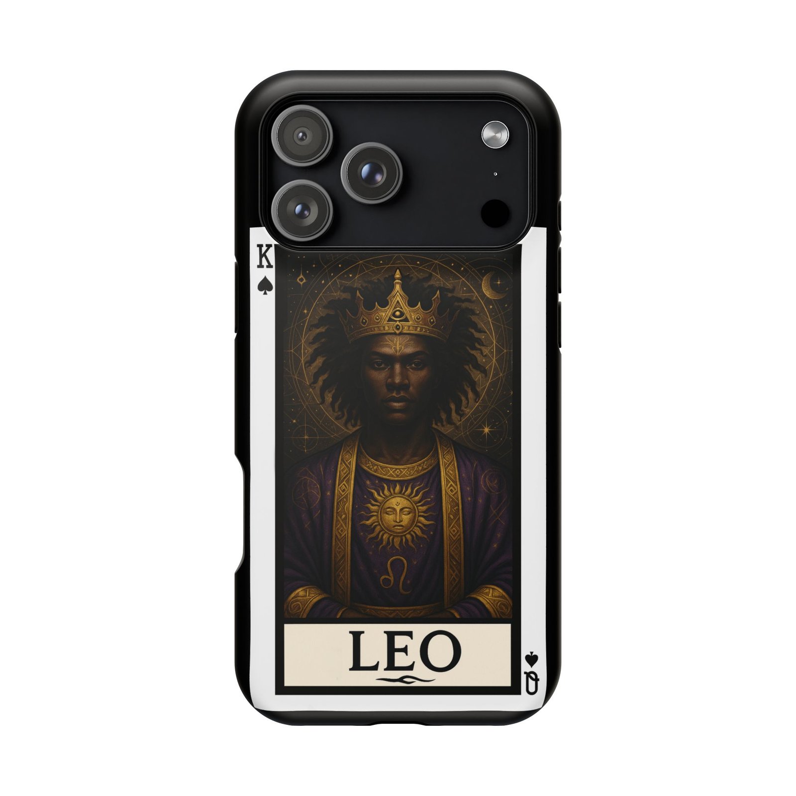 Leo – Deck of Spades – MagSafe® Protective Phone Case - Image 3