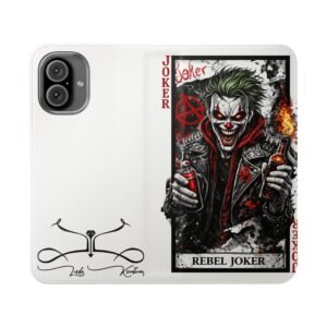 Rebel Joker – Deck of Cards Flip Wallet Phone Case | LordzKreationz - Image 37