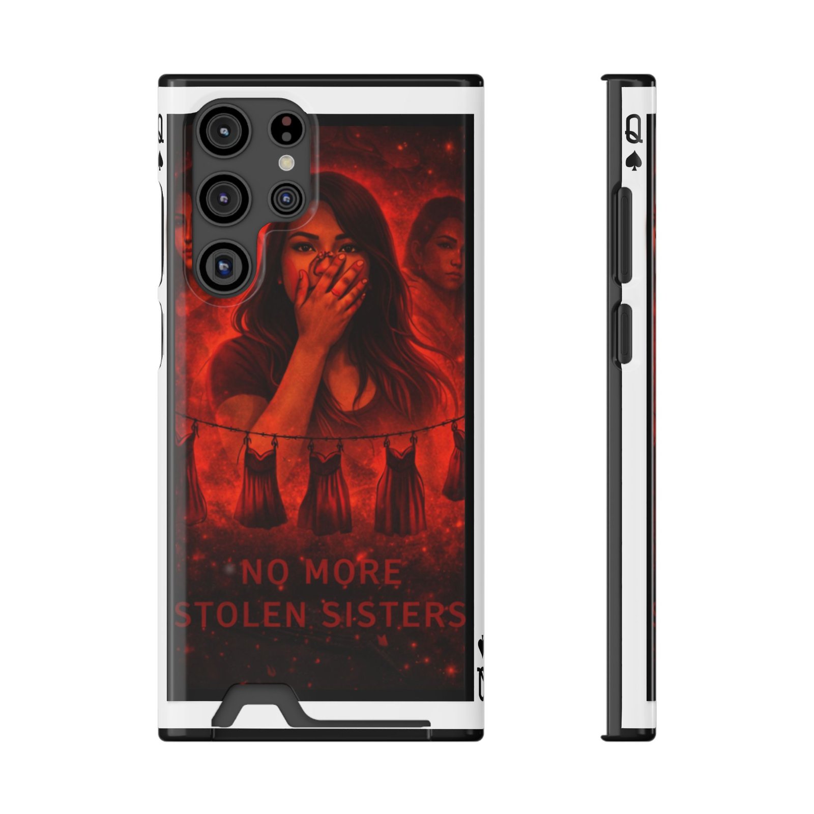 No More Stolen Sisters – Awareness Slim Card Holder Phone Case | LordzKreationz - Image 17