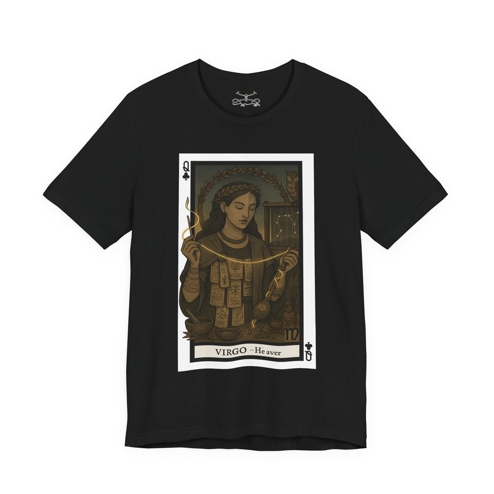 Virgo Cotton Crew Tee - Image 2