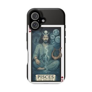Pisces – Deck of Hearts – MagSafe® Protective Phone Case - Image 32