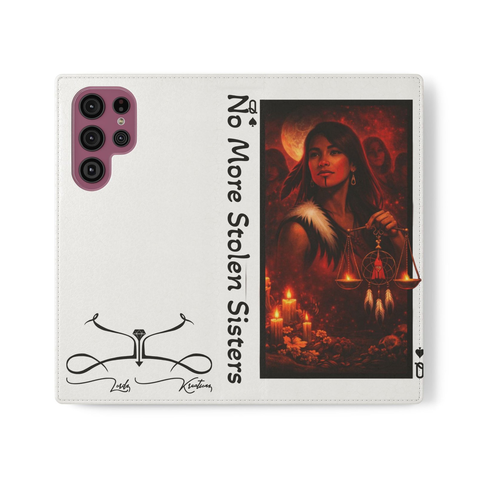 No More Stolen Sisters – Awareness Flip Wallet Phone Case | LordzKreationz - Image 9