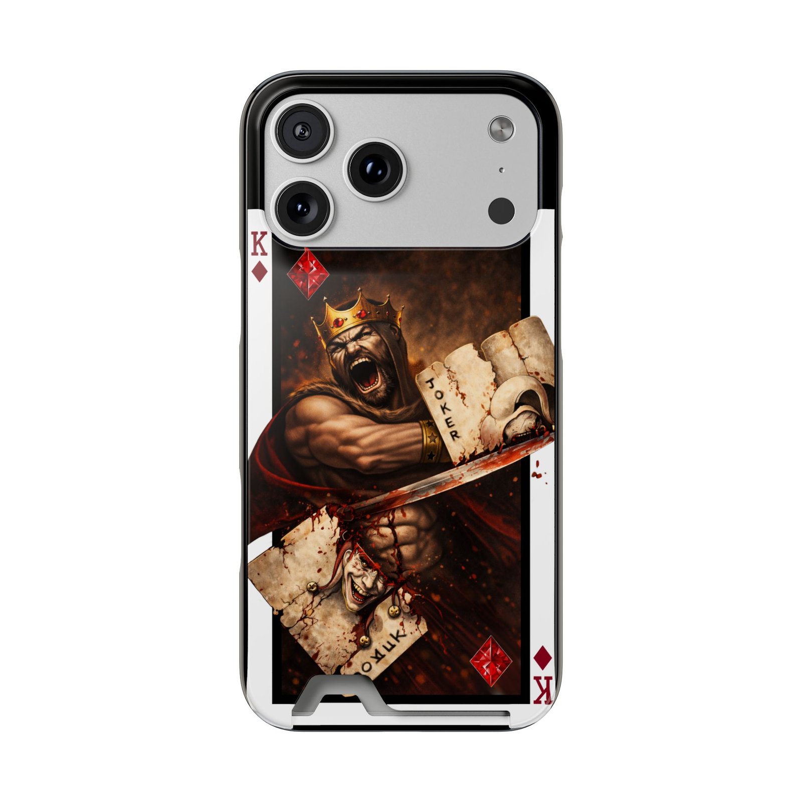 Savage – Deck of Diamonds Slim Card Holder Phone Case | LordzKreationz - Image 119