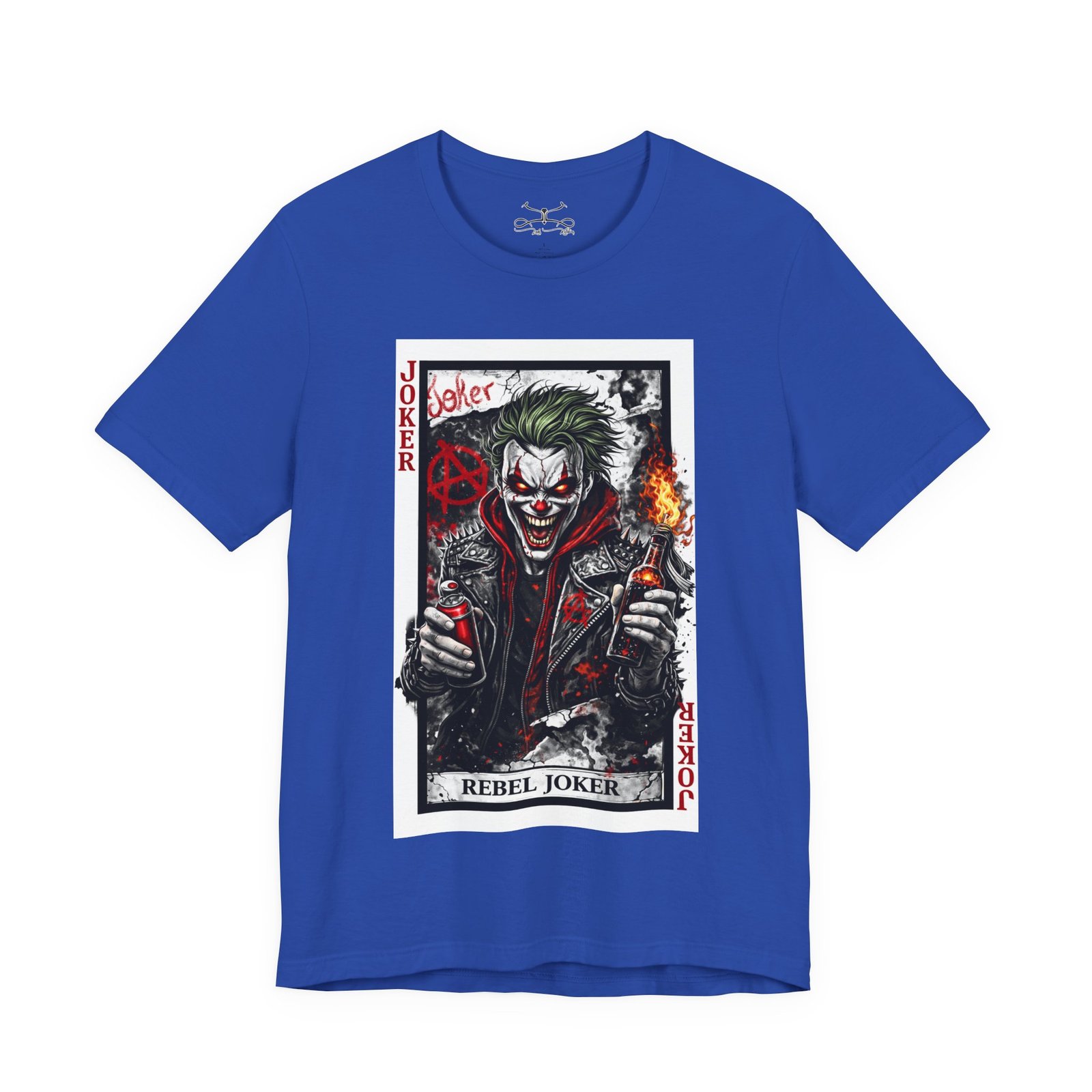 Rebel Joker Cotton Crew Tee - Image 25