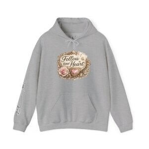 Follow Your Heart Unisex Heavy Blend™ Hooded Sweatshirt - Image 13