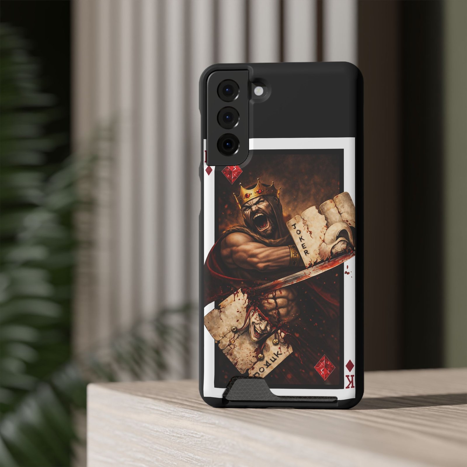 Savage – Deck of Diamonds Slim Card Holder Phone Case | LordzKreationz - Image 88