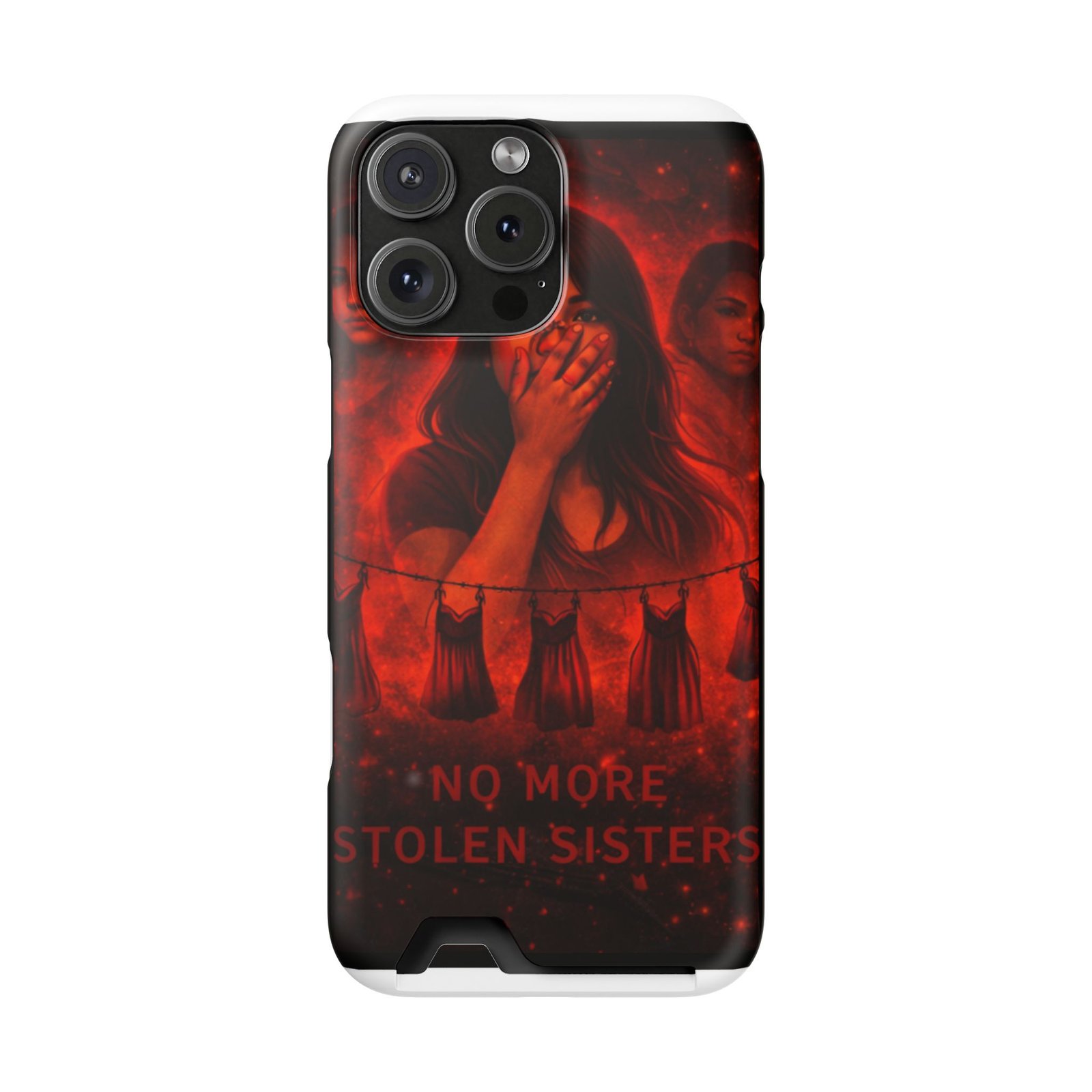 No More Stolen Sisters – Awareness Slim Card Holder Phone Case | LordzKreationz - Image 161