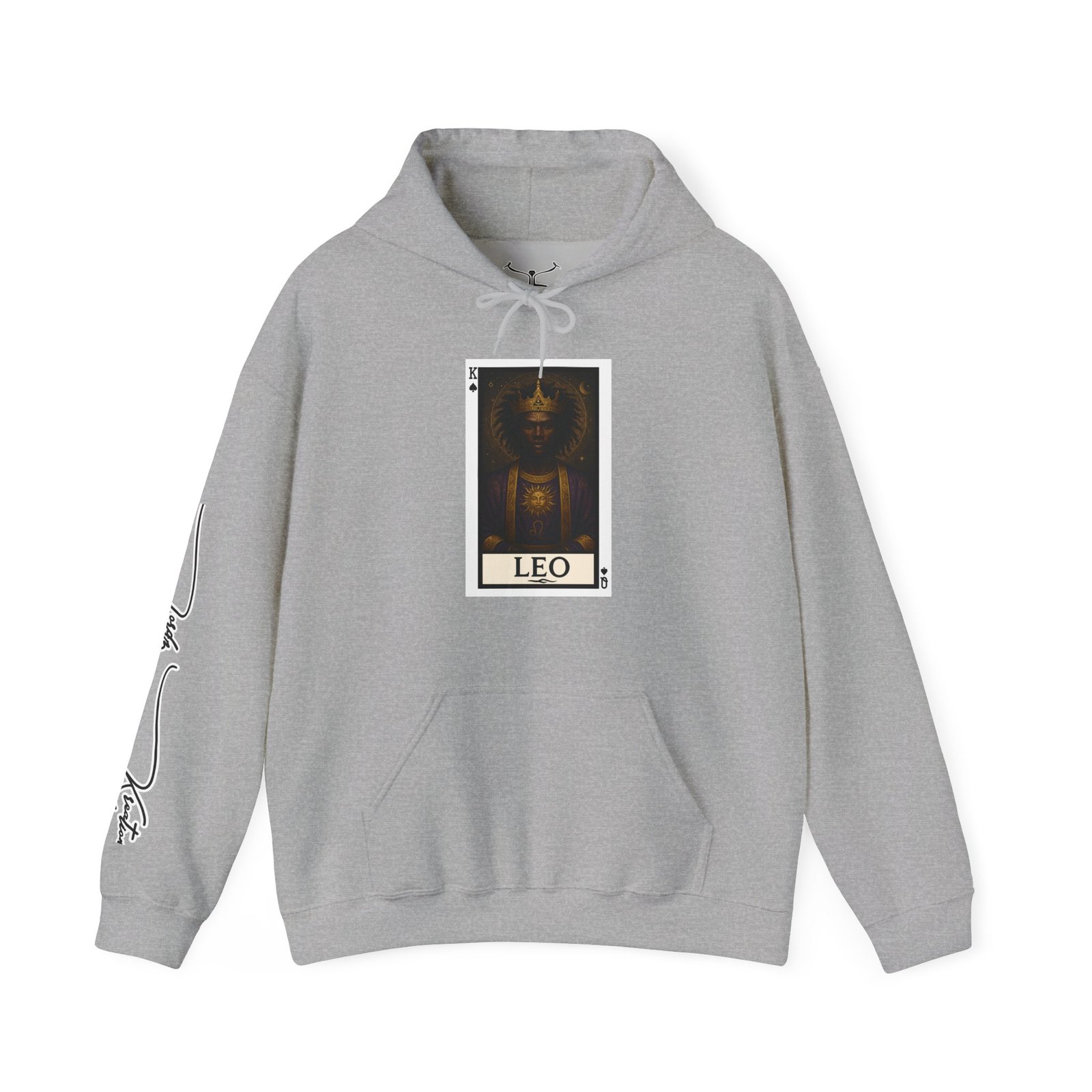 Leo - The Crown Unisex Heavy Blend™ Hooded Sweatshirt - Image 9