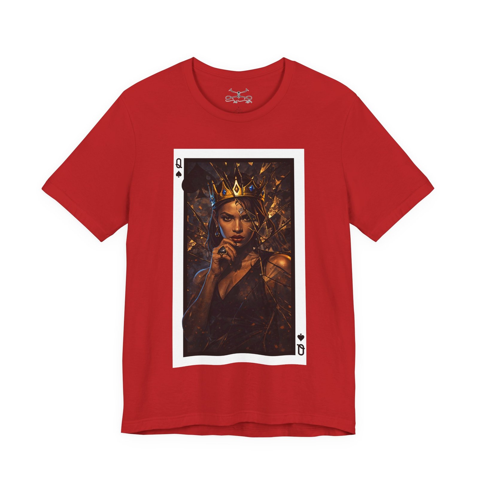 Broken Spade – Deck of Cards Graphic T-Shirt - Image 45