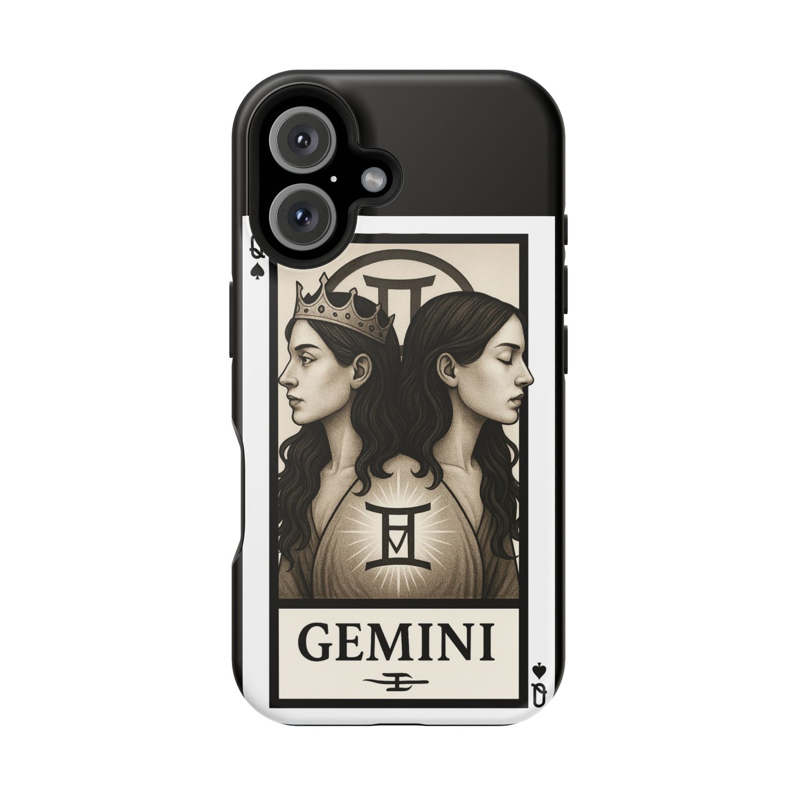 Gemini – Deck of Spades – MagSafe® Protective Phone Case - Image 32
