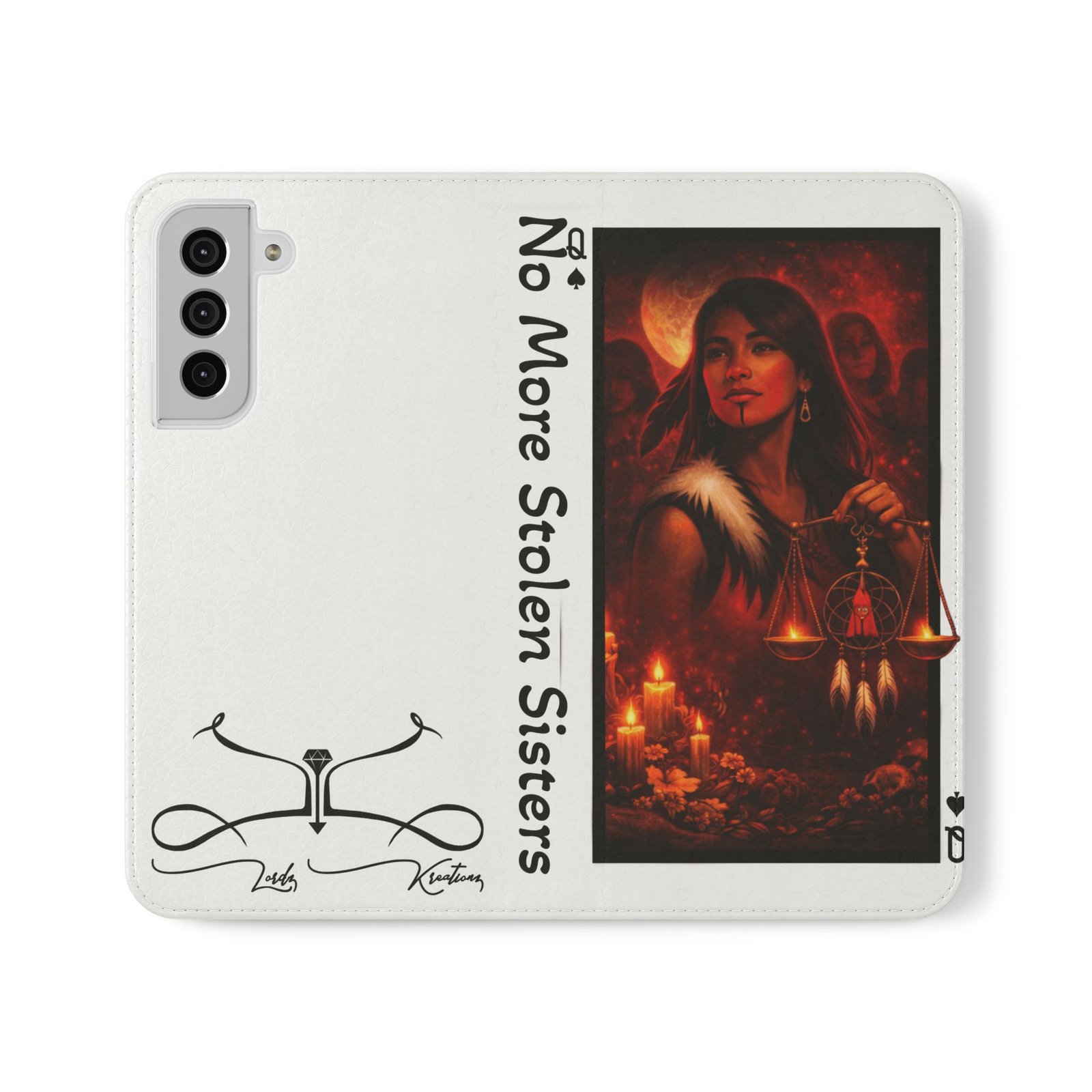 No More Stolen Sisters – Awareness Flip Wallet Phone Case | LordzKreationz - Image 5