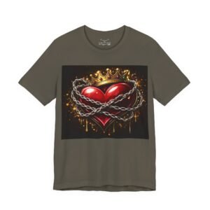 Hearts Unisex Jersey Short Sleeve Tee - Image 17