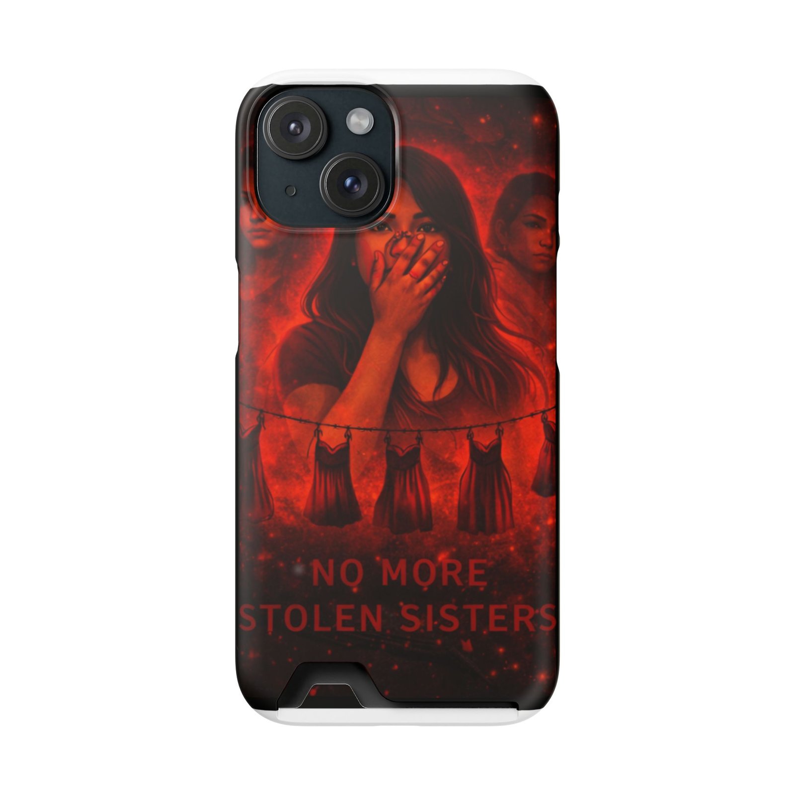 No More Stolen Sisters – Awareness Slim Card Holder Phone Case | LordzKreationz - Image 122