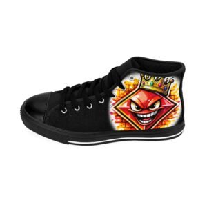 Crowned Chaos (Diamond) Women's High-top Sneakers - Image 4