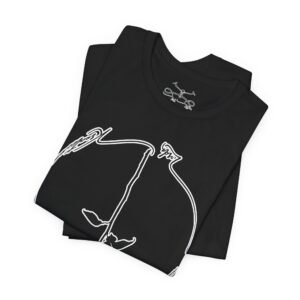 Black Rose Unisex Jersey Short Sleeve Tee - Image 4