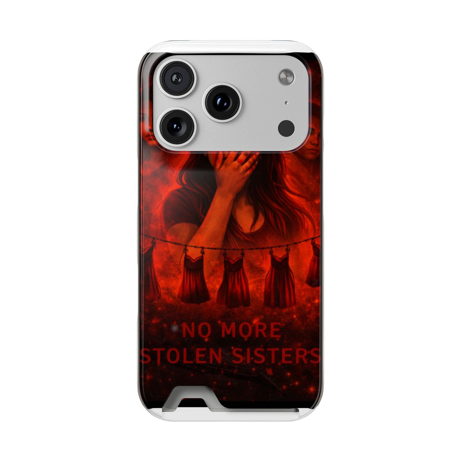 No More Stolen Sisters – Awareness Slim Card Holder Phone Case | LordzKreationz - Image 117