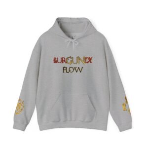 BurGUNdy Flow Unisex Heavy Blend™ Hooded Sweatshirt - Image 13