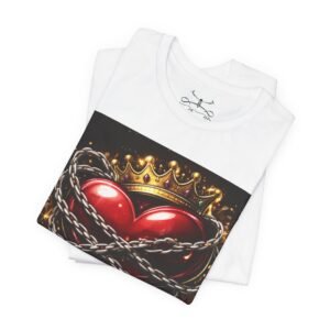 Hearts Unisex Jersey Short Sleeve Tee - Image 7