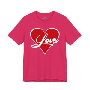 Amor Unisex Jersey Short Sleeve Tee - Image 41