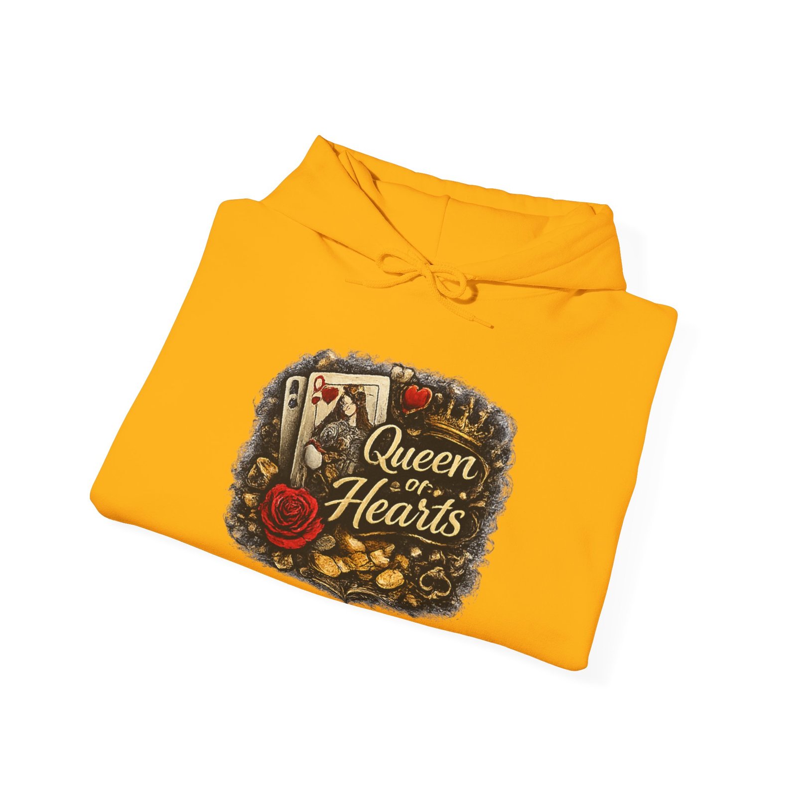 Queen of Hearts Unisex Heavy Blend™ Hooded Sweatshirt - Image 20