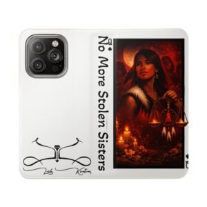 No More Stolen Sisters – Awareness Flip Wallet Phone Case | LordzKreationz - Image 61