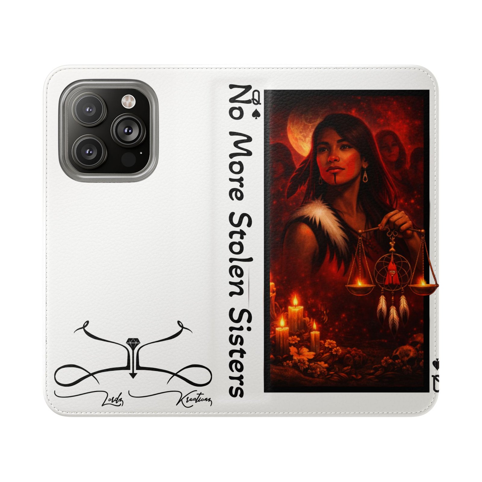 No More Stolen Sisters – Awareness Flip Wallet Phone Case | LordzKreationz - Image 61