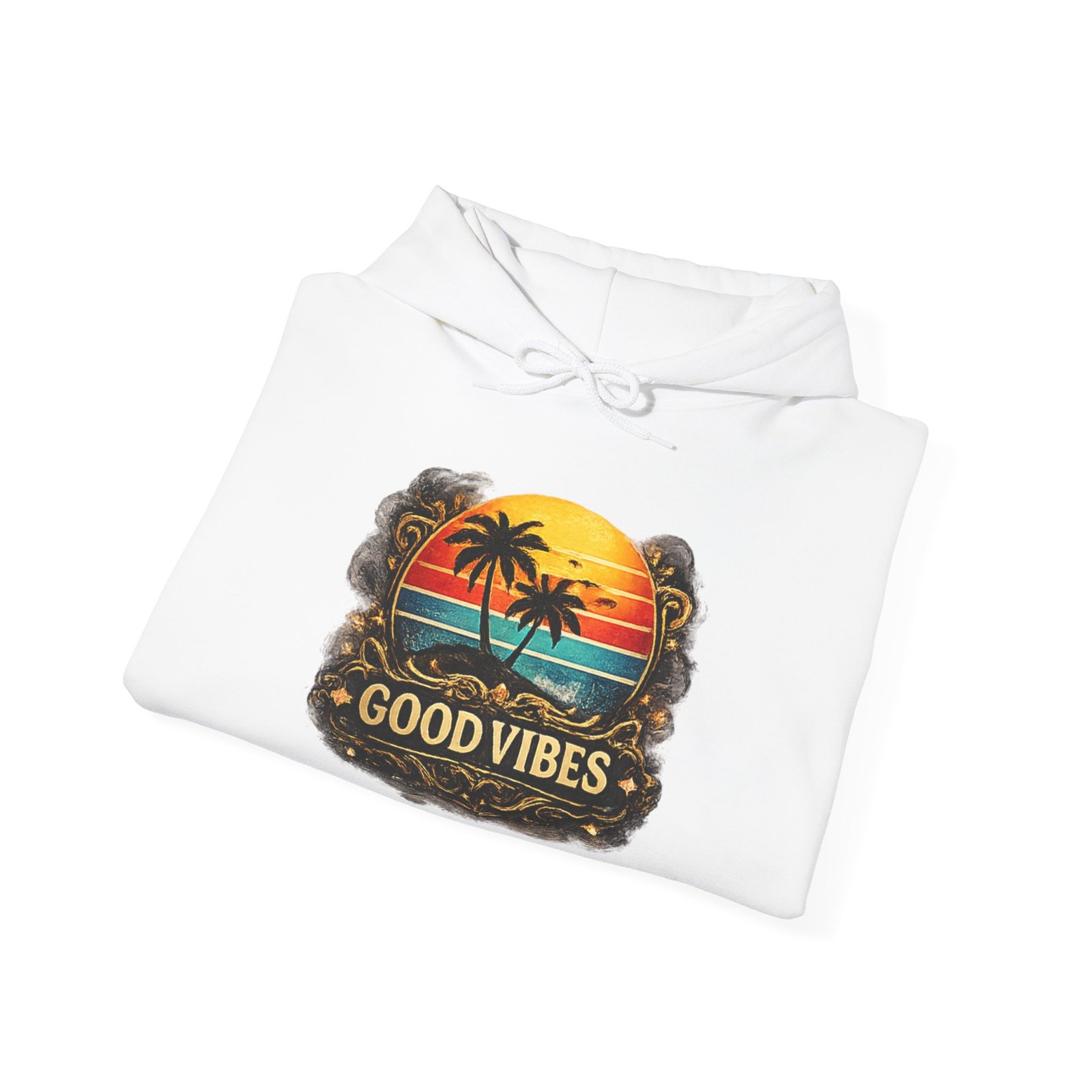 Good Vibes Unisex Heavy Blend™ Hooded Sweatshirt - Image 4