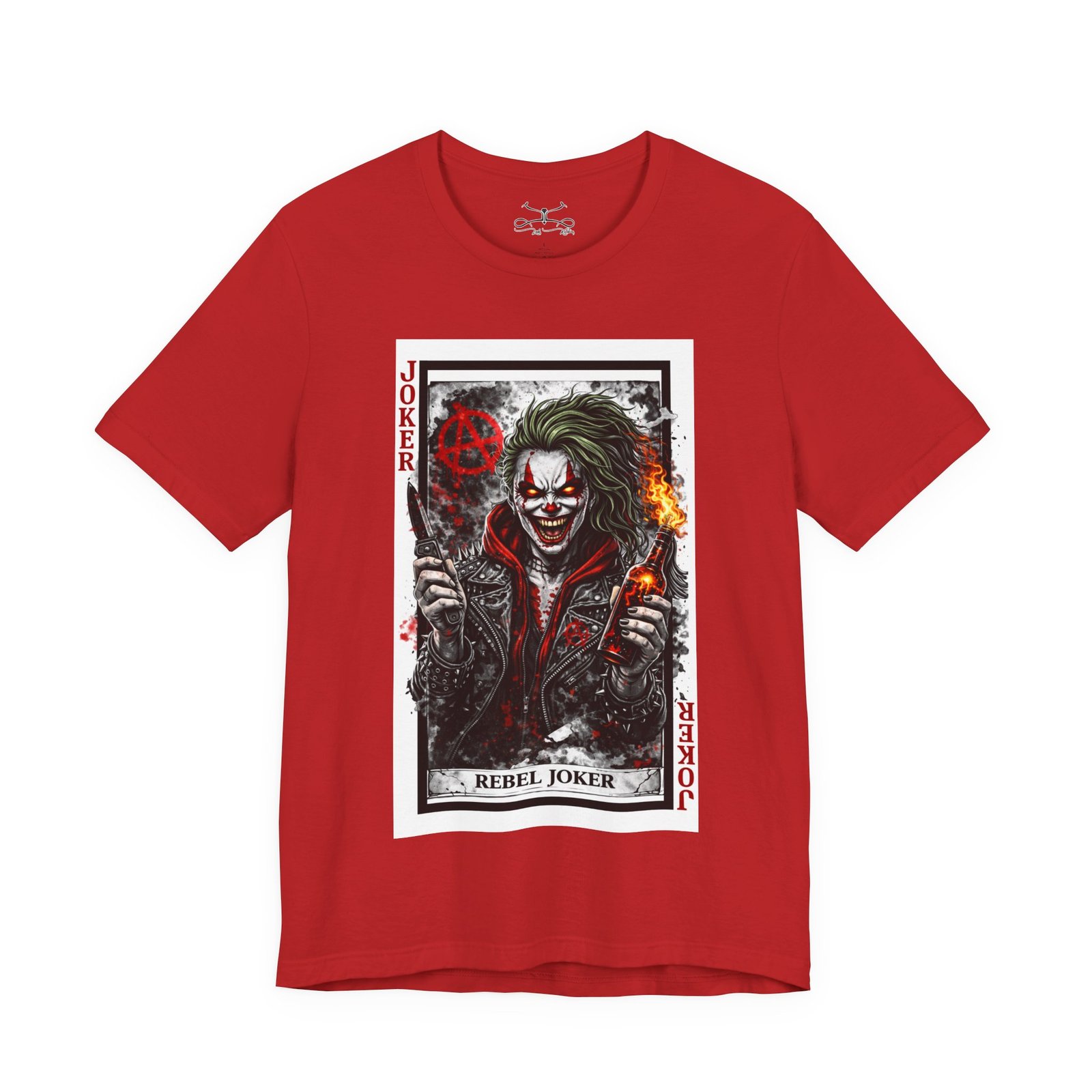 His Rebel Joker Cotton Crew Tee - Image 17