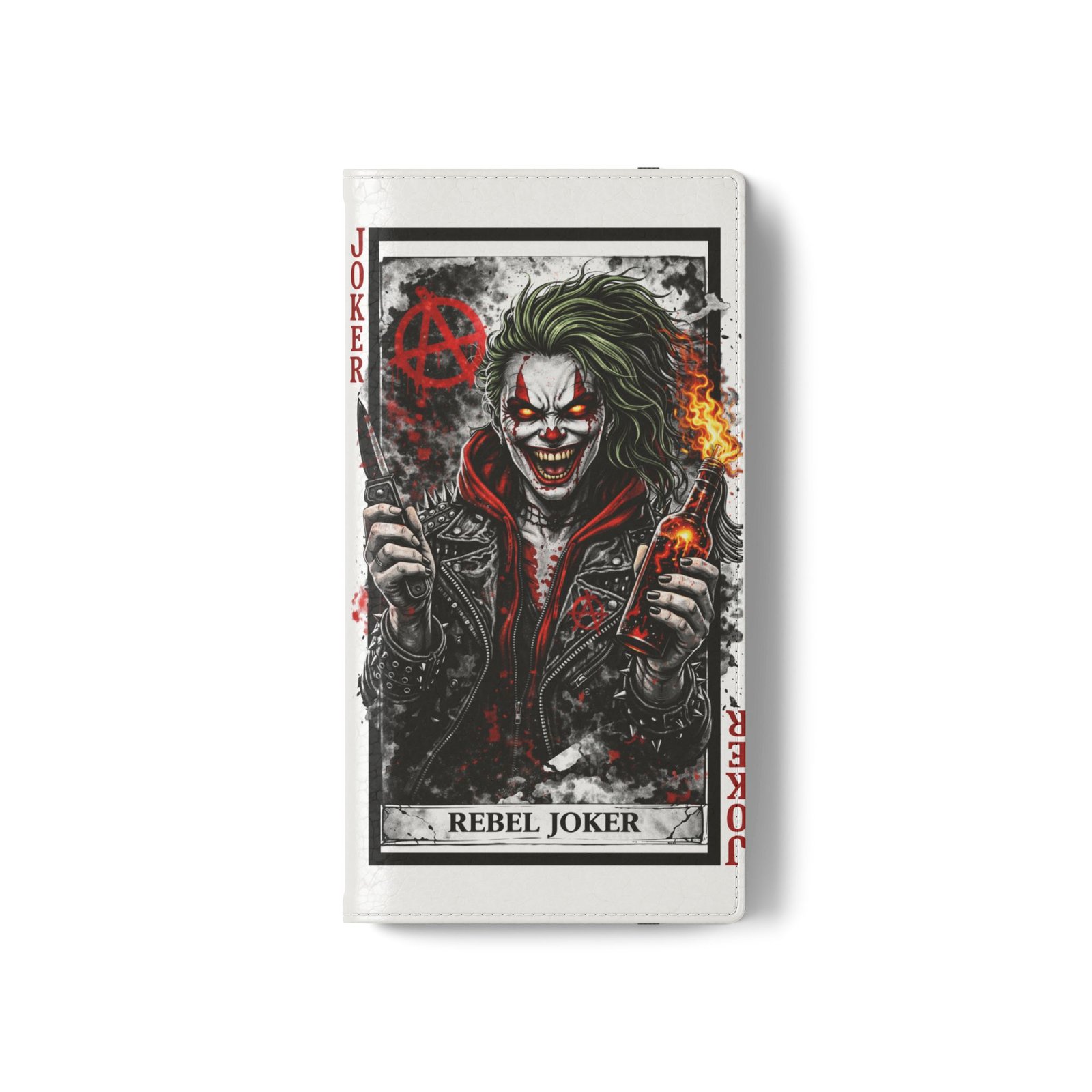 Rebel Joker – Deck of Cards Flip Wallet Phone Case | LordzKreationz - Image 11