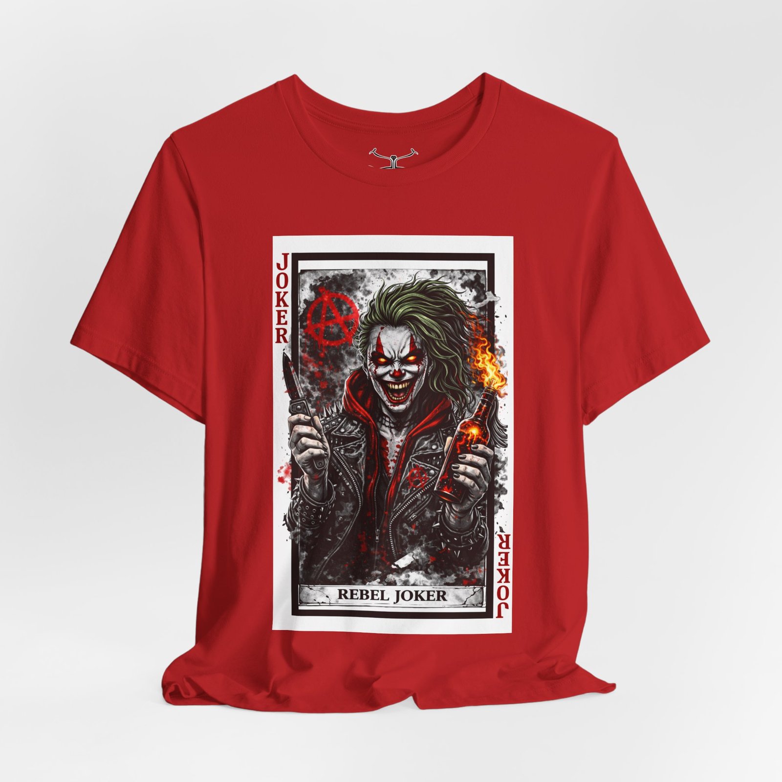 His Rebel Joker Cotton Crew Tee - Image 20