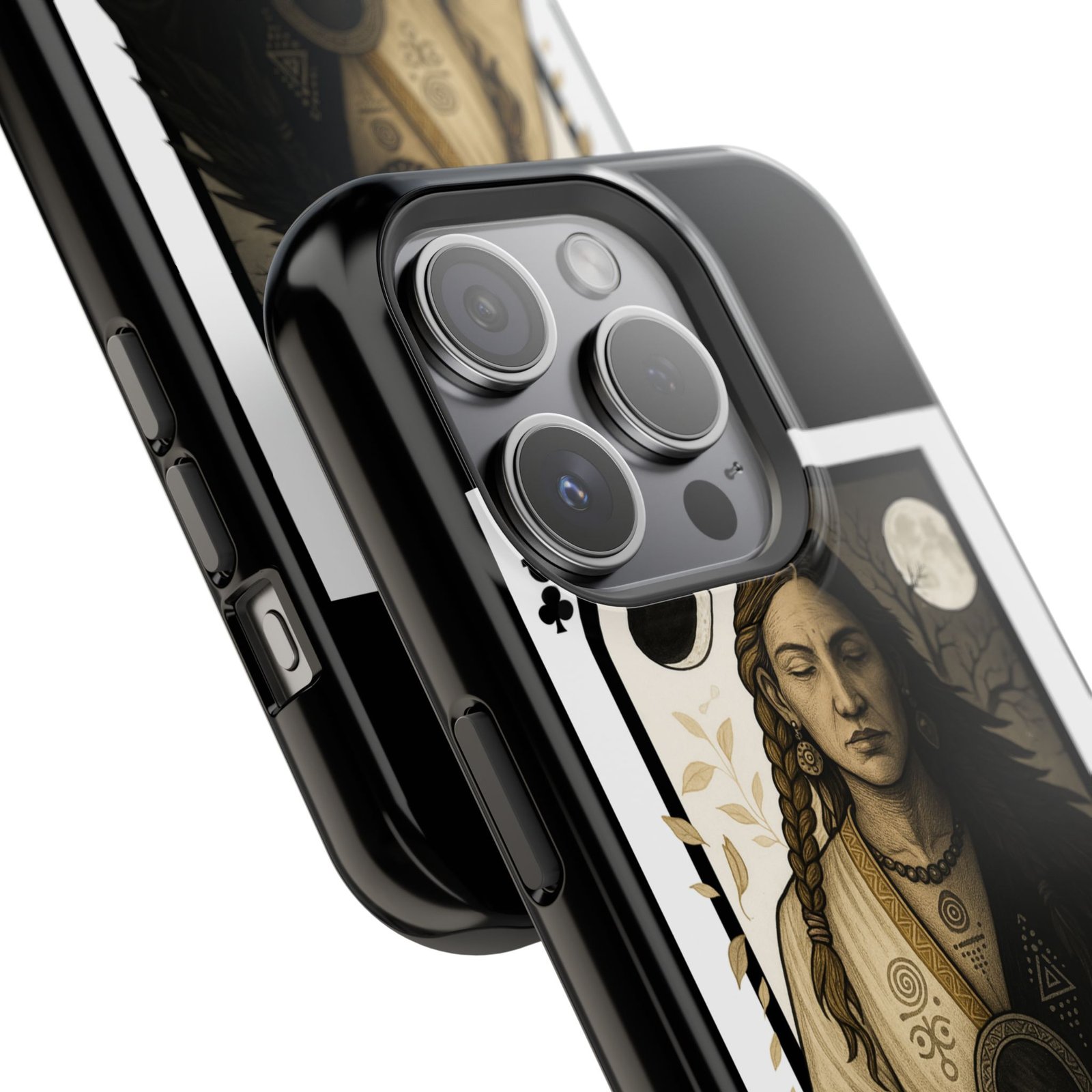Libra – Deck of Clubs – MagSafe® Protective Phone Case - Image 13
