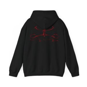 Blood Rose Hooded Sweatshirt - Image 6