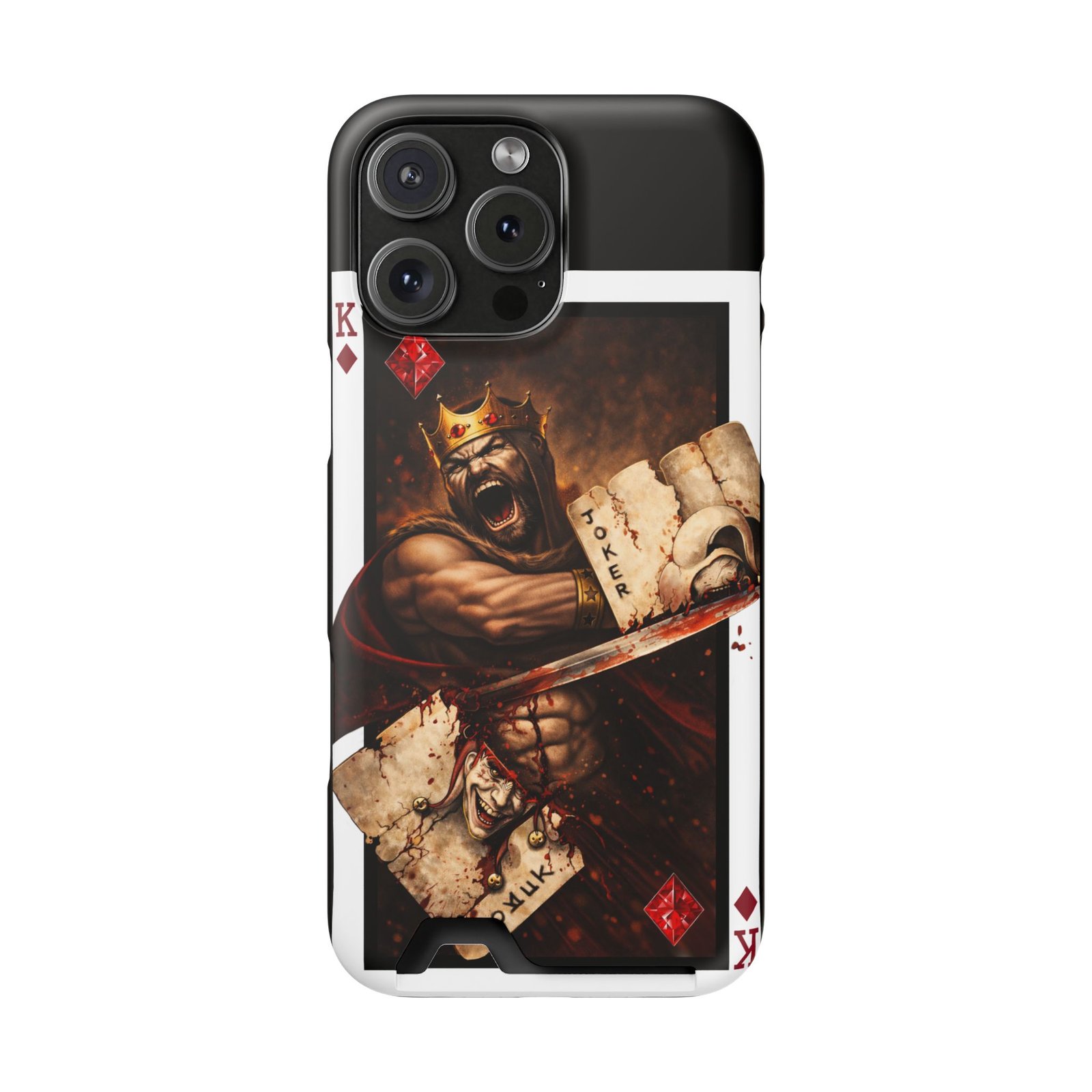 Savage – Deck of Diamonds Slim Card Holder Phone Case | LordzKreationz - Image 146