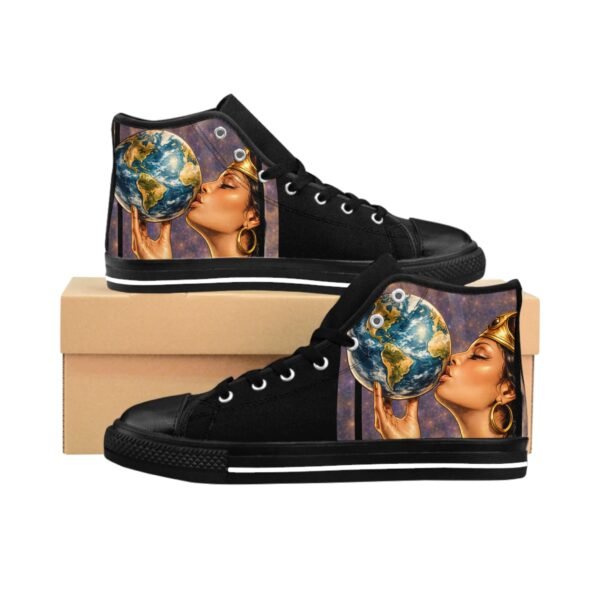 The World is Yours Women's High-top Sneakers