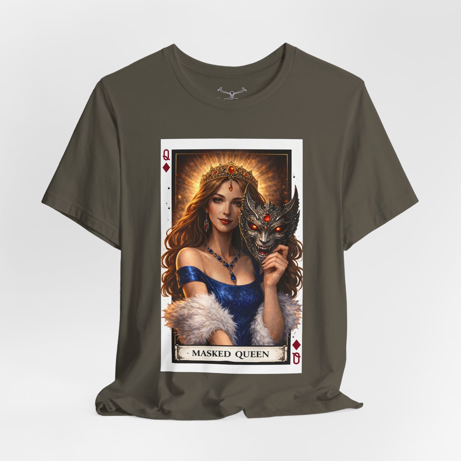 Masked Queen Cotton Crew Tee - Image 20