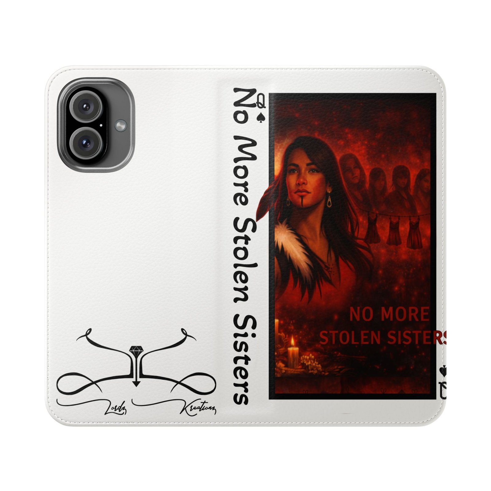 No More Stolen Sisters – Awareness Flip Wallet Phone Case | LordzKreationz - Image 33
