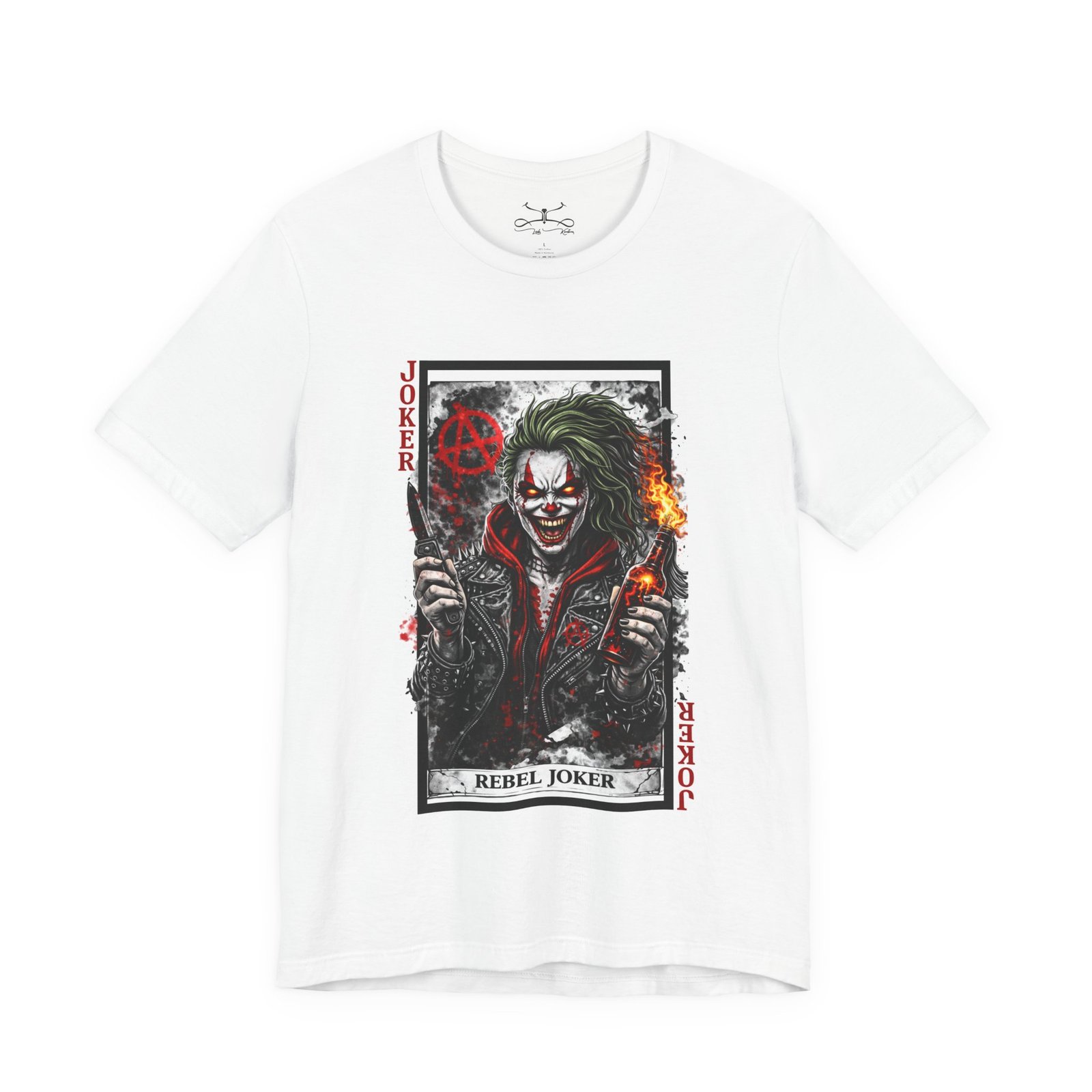 His Rebel Joker Cotton Crew Tee - Image 5