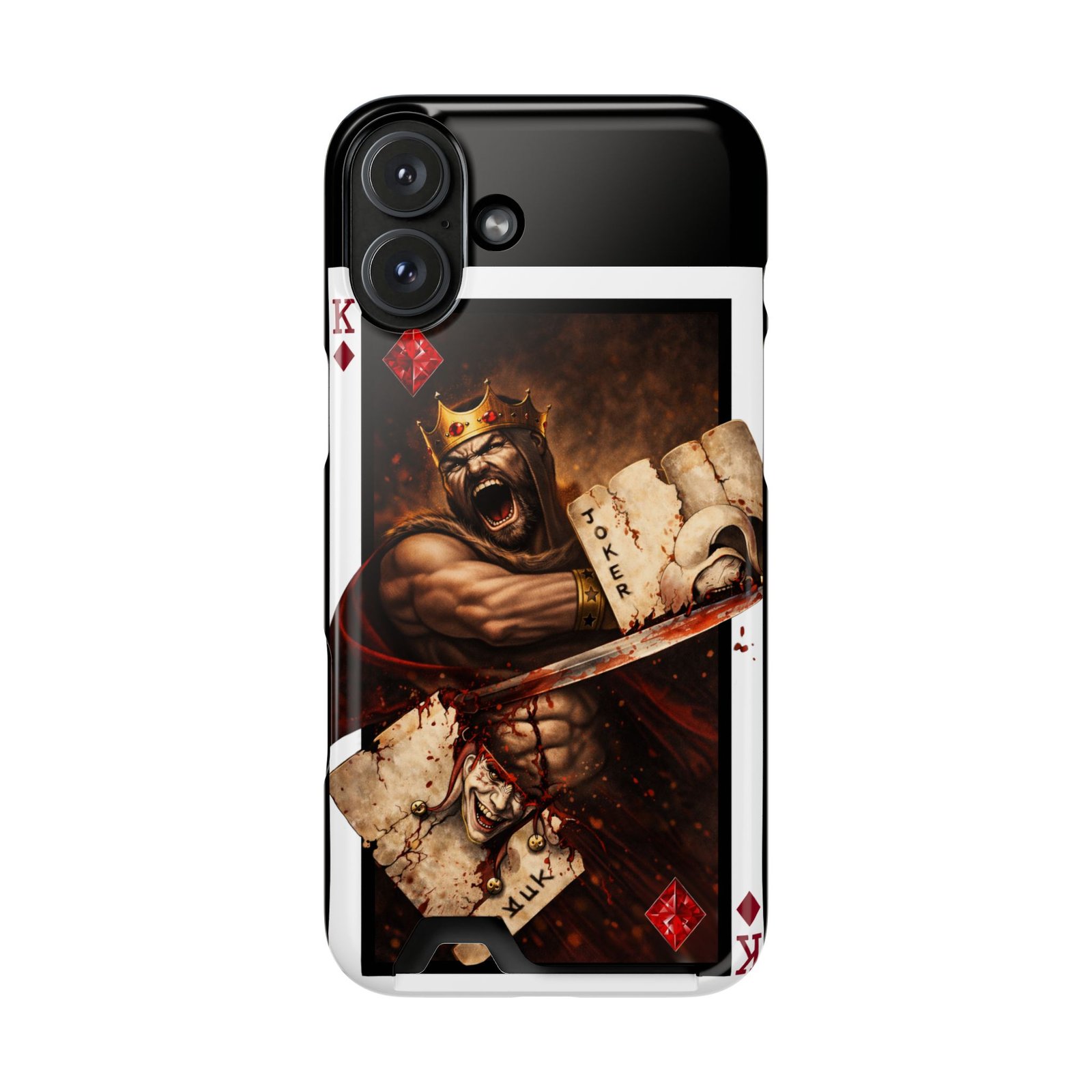 Savage – Deck of Diamonds Slim Card Holder Phone Case | LordzKreationz - Image 143