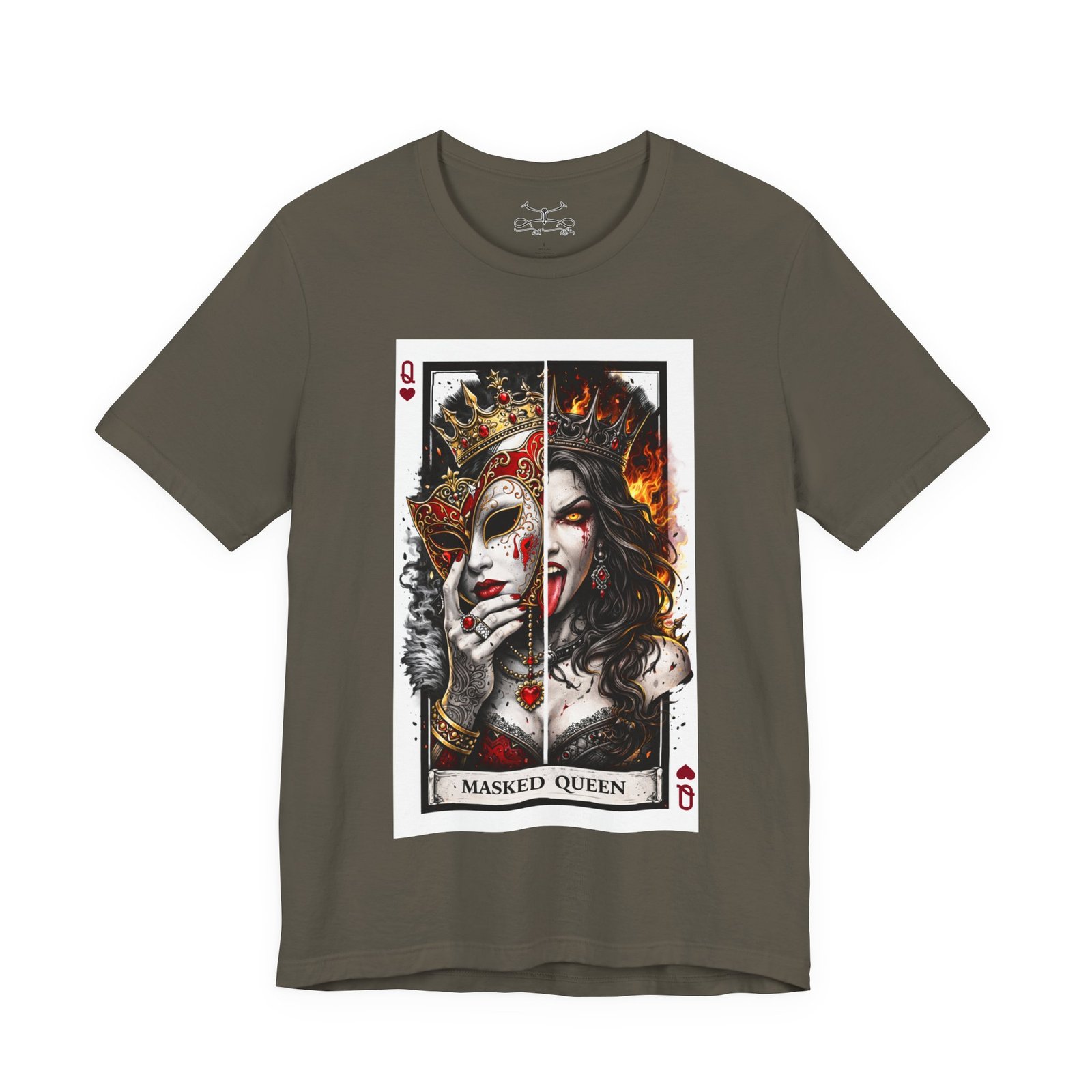 The Masked Queen Cotton Crew Tee - Image 17