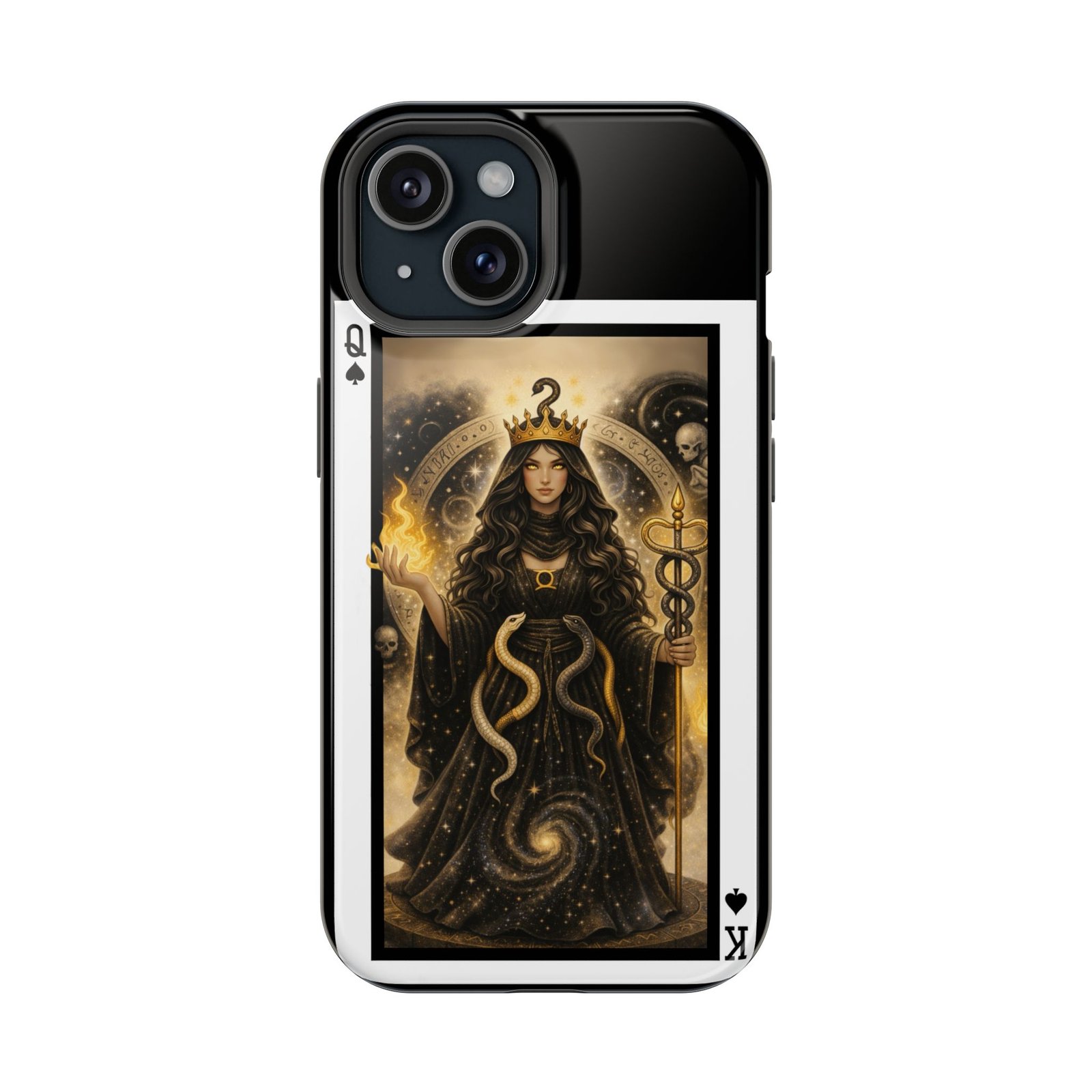 Ophiuchus – Deck of Spades – MagSafe® Protective Phone Case - Image 4
