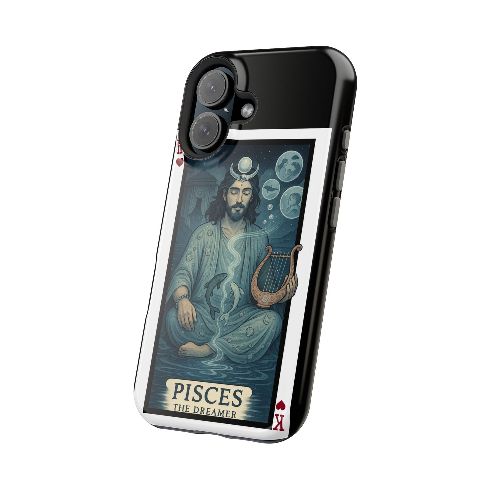 Pisces – Deck of Hearts – MagSafe® Protective Phone Case - Image 29