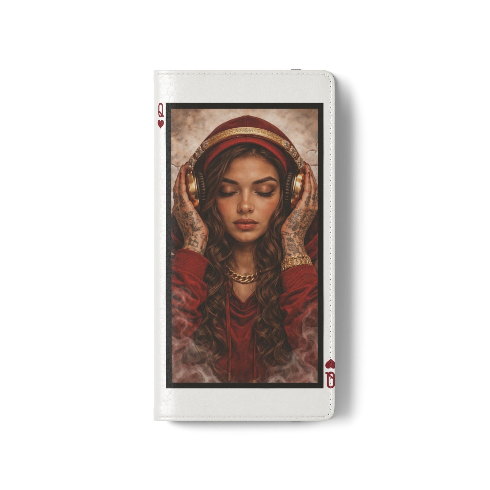 Hear No Evil – LordzKreationz Deck of Cards Flip Wallet Phone Case - Image 19