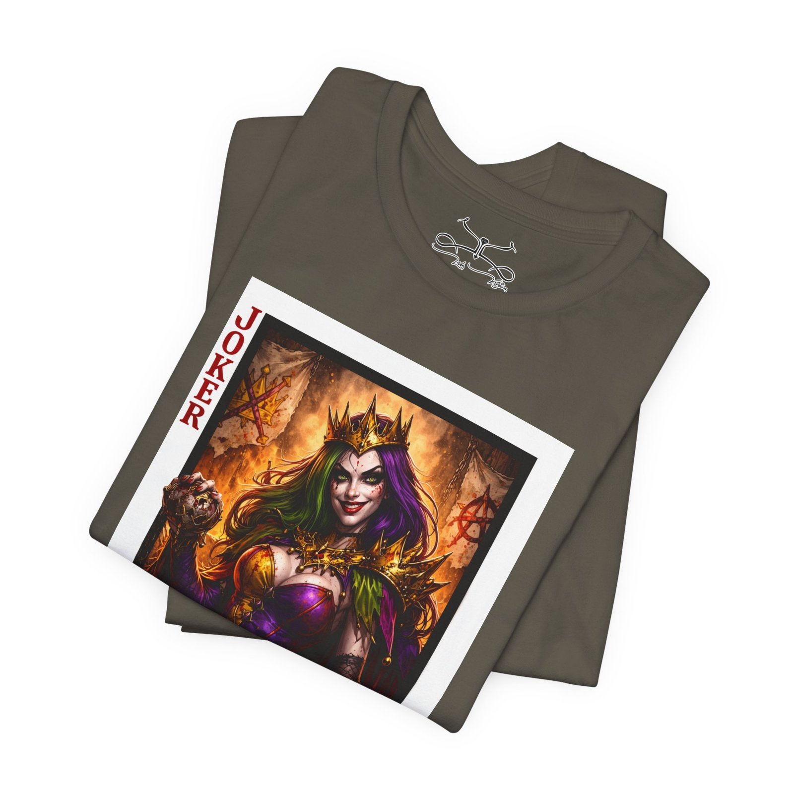 Rebel Anarchist Cotton Crew Tee - Image 15