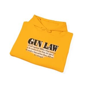 "Gun Law" Unisex Heavy Blend™ Hooded Sweatshirt - Image 16
