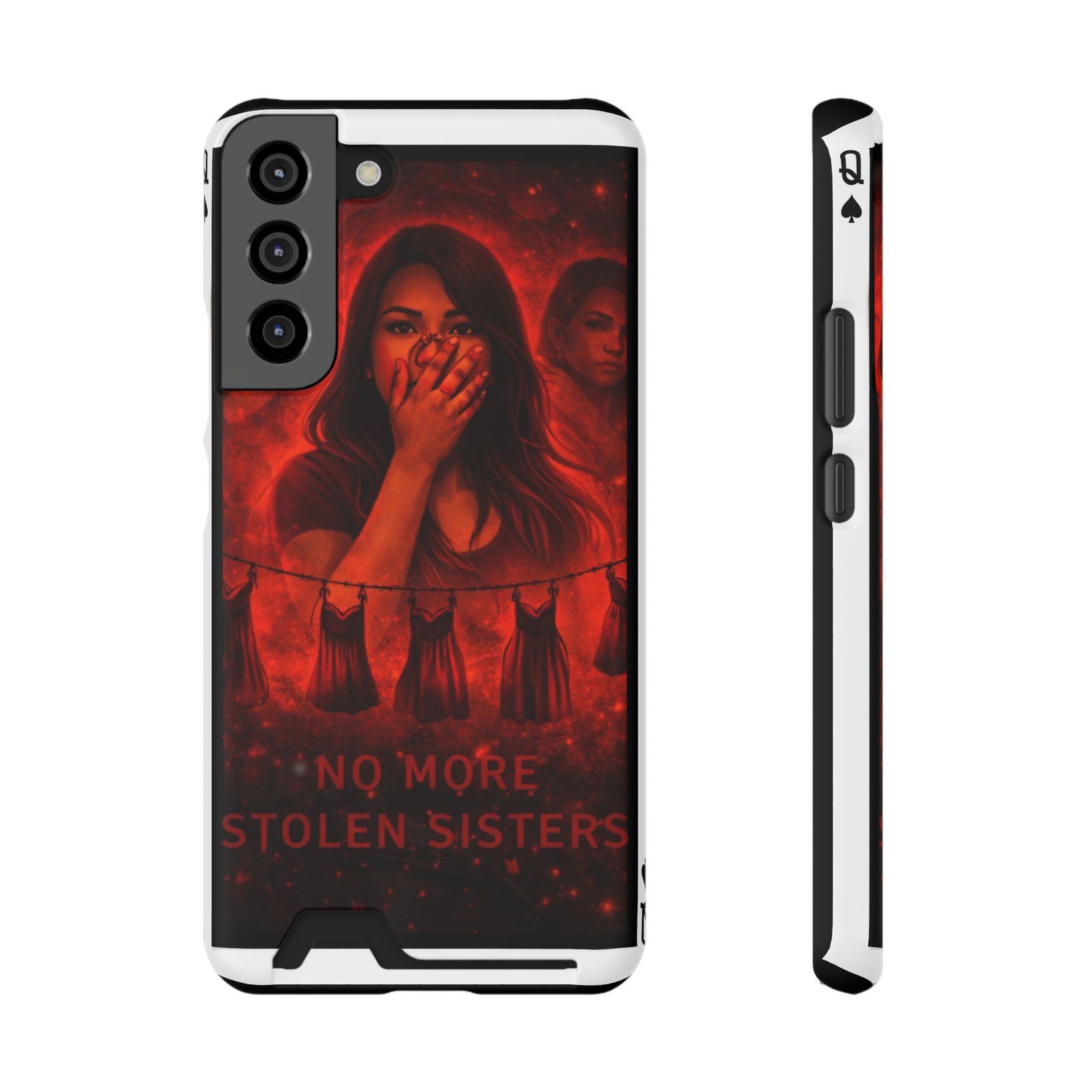 No More Stolen Sisters – Awareness Slim Card Holder Phone Case | LordzKreationz - Image 61