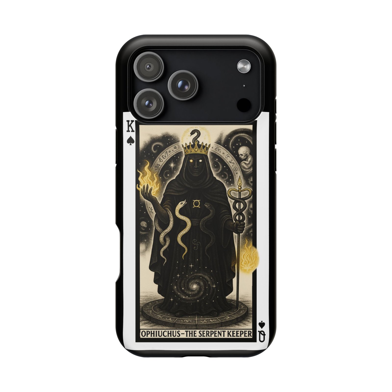 Ophiuchus – Deck of Spades – MagSafe® Protective Phone Case - Image 1