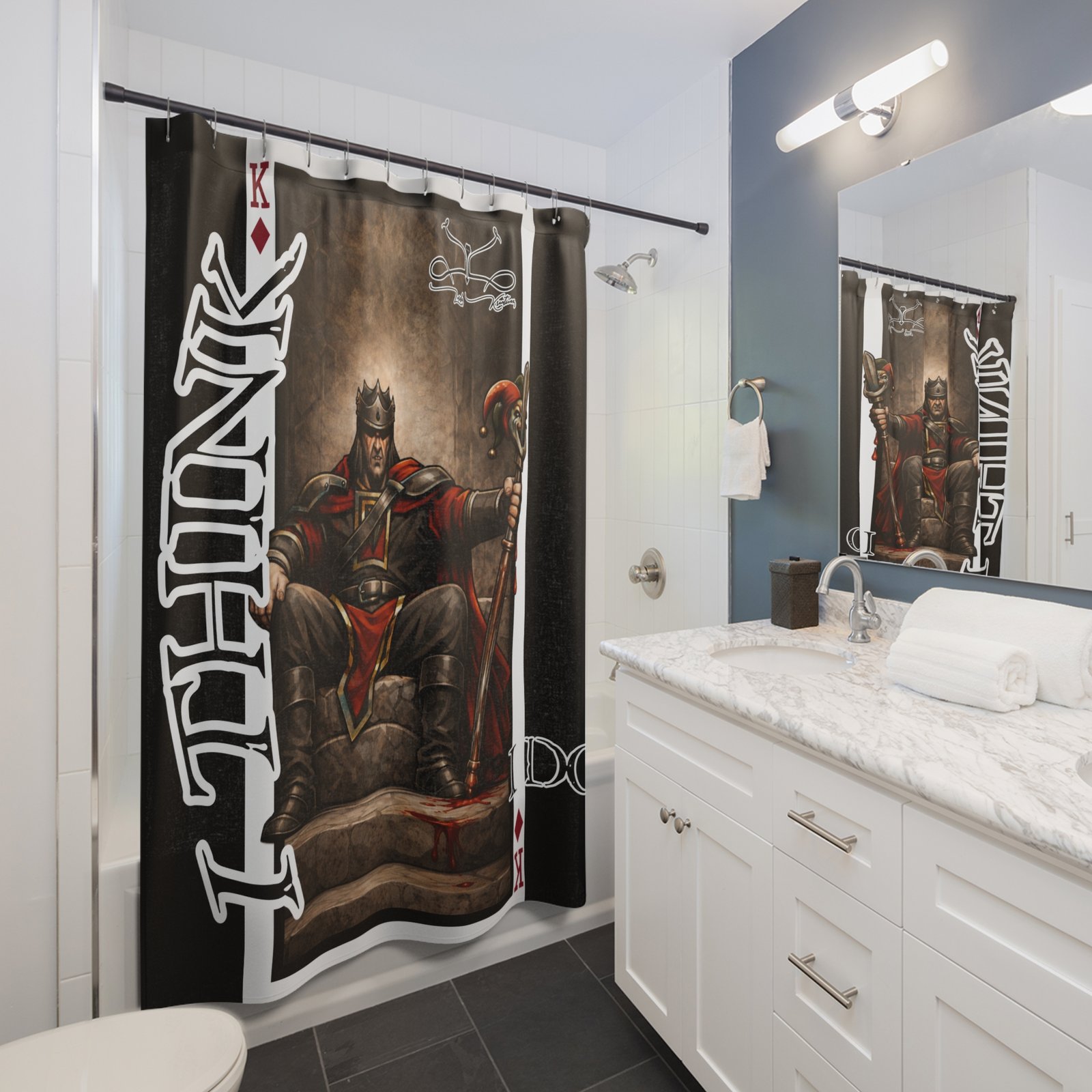 As I Think... Shower Curtains - Image 3