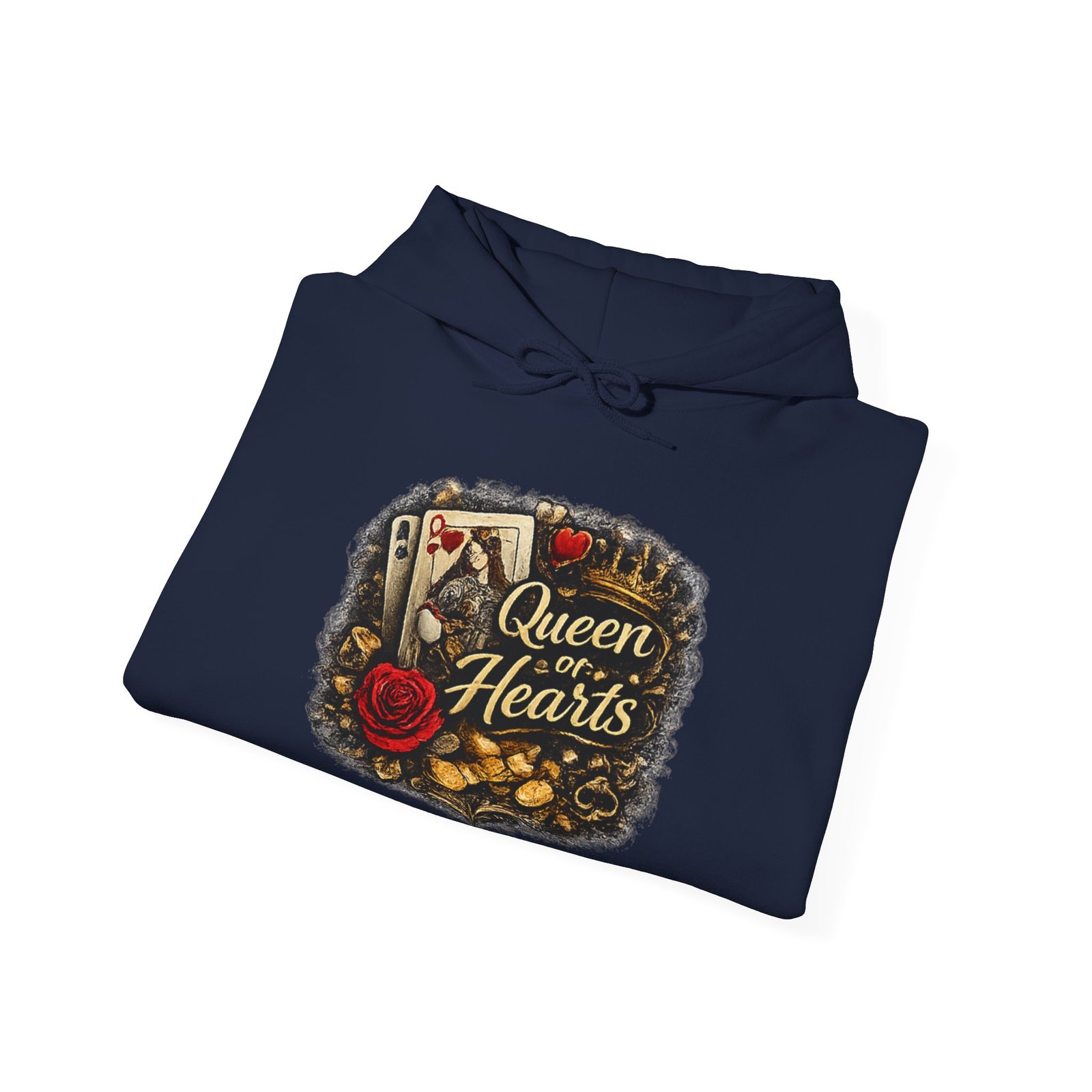 Queen of Hearts Unisex Heavy Blend™ Hooded Sweatshirt - Image 32