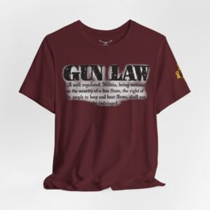 Gun Law Unisex Short Sleeve Tee - Image 48